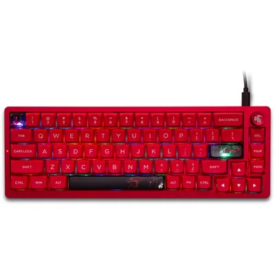 Клавіатура Thunderobot VIC68 Gateron Magnetic Jade Pro Switch Red USB UA (6932066317218)