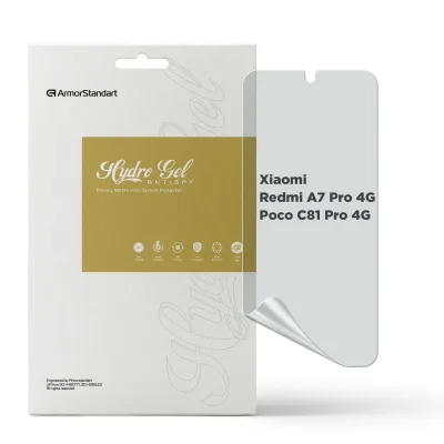 Плівка захисна Armorstandart hydrogel Anti-spy Xiaomi Redmi A7 Pro 4G / Poco C81 Pro 4G (ARM91148)