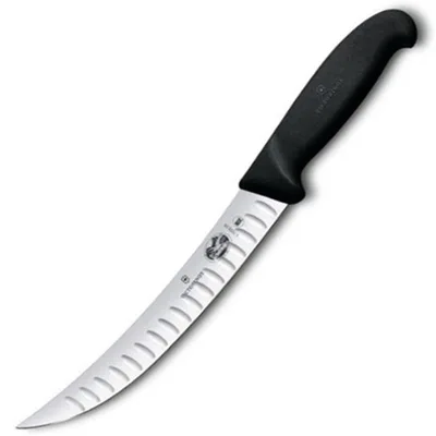 Кухонний ніж Victorinox Fibrox Butcher 25 см Dual Grip Black (5.7223.25D)