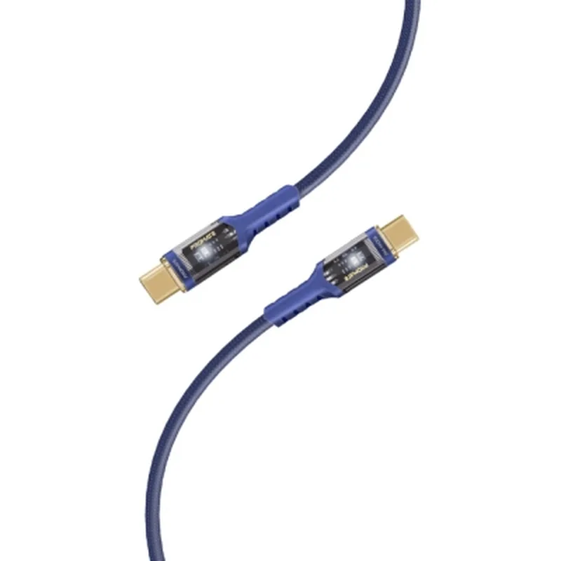 Дата кабель USB-C to USB-C 2.0m Promate (lucidline-cc200.navy)