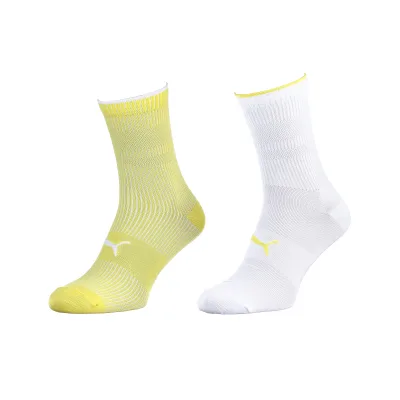 Шкарпетки Puma Sock Classic Women 2P 103003001-013 жовтий, білий 35-38 (8718824799070)