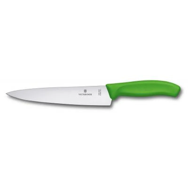 Кухонний ніж Victorinox SwissClassic шيفський 19 см, зелений (6.8006.19L4B)