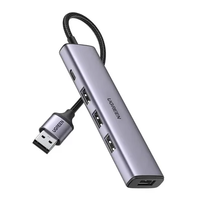 Концентратор Ugreen USB 3.0 to 4xUSB 3.0 CM473 (20805)