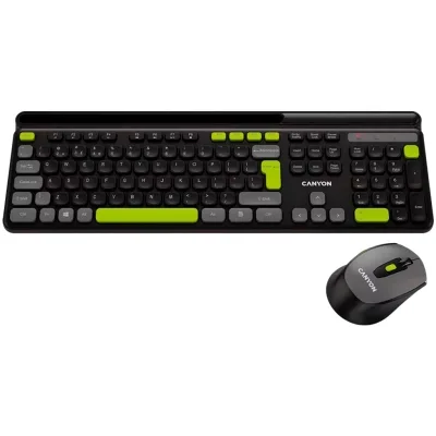 Комплект Canyon HSET-W5 Wireless UA Black (CNS-HSETW5BK)