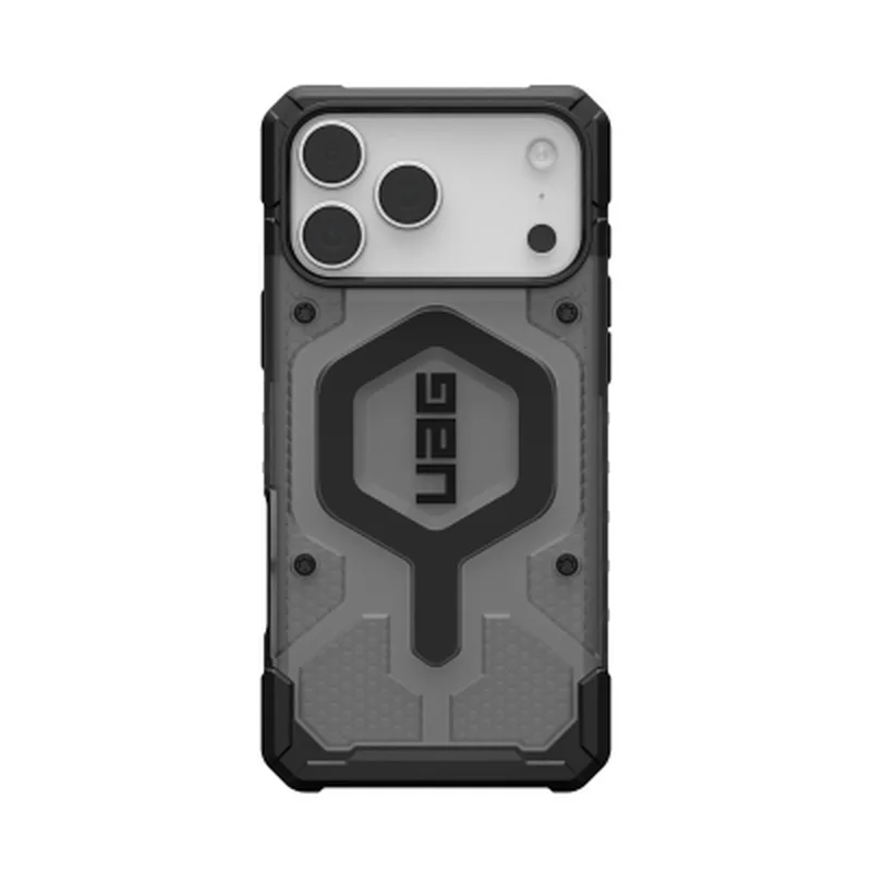 Чохол UAG для iPhone 17 Pro Max Pathfinder Clear MagSafe Ash/Black (114552113140)