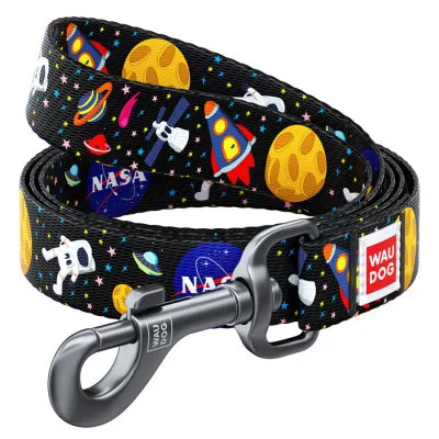 Повідець для собак WAUDOG Nylon "NASA" M 20 мм х 122 см (4914)
