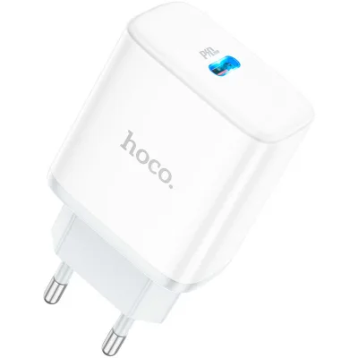 Зарядний пристрій HOCO C104A Stage USB-C PD20W White (6931474782892)