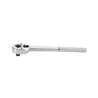 Тріскачка KING TONY 1/2" 250 мм рукоятка металева з накаткою (4771-10BR)