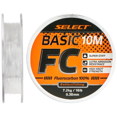 Флюорокарбон Select Флюорокарбон Select Basic FC 10m 0.28mm 10lb/4.3kg (1870.64.16)
