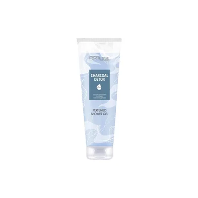 Гель для душу Fortesse Professional Charcoal Detox Perfumed Shower Gel З білим вугіллям та олією чайного дерева 270 мл (4823115508164)