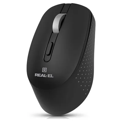 Мишка REAL-EL RM-380W Wireless Black (EL123200057)
