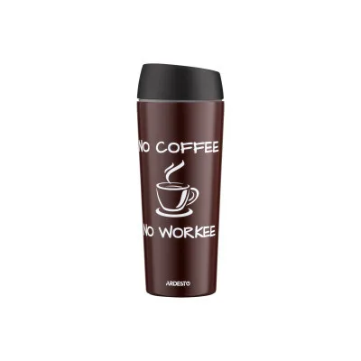 Термокружка ARDESTO Coffee Time 450 мл Брунатна (AR2645CB)