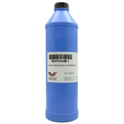 Тонер HP LJ Pro M402/M501/506/4250/Canon 052/052H universal, 1kg, +лійка Welldo (WDTHUniM-1)
