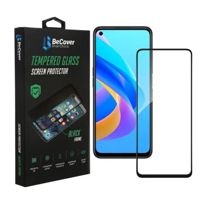 Скло захисне BeCover Oppo A76 Black (707604)