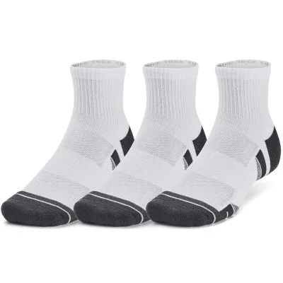 Шкарпетки Under Armour 1379510-100 Performance Tech 3 пари Qtr білий MD (196884002121)