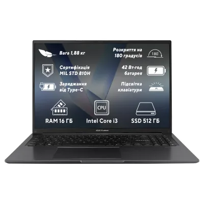 Ноутбук ASUS Vivobook 16 X1605VA-MB234 (90NB10N3-M009J0)