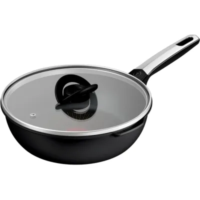 Сковорода Tefal Excellence Fusion з кришкою 24см чорний (G3388402)