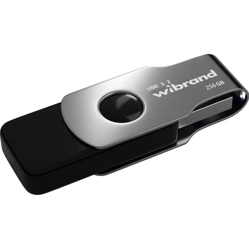 USB флеш накопичувач Wibrand 256GB Lizard Black USB 3.2 (WI3.2/LI256P9B)