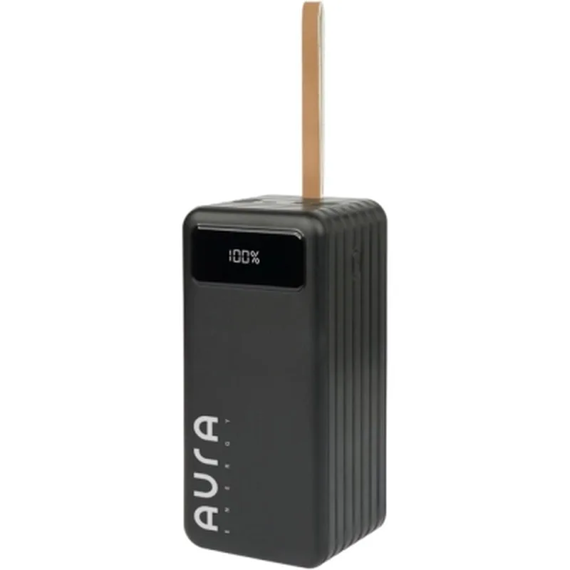 Батарея універсальна AURA NRG-P80 80000mAh 22.5W Black (PBANRG-P80B)