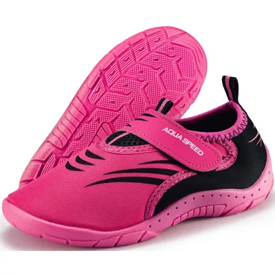 Аквашузи Aqua Speed Aqua Shoe Model 642-27F рожевий, чорний 29 (5908217693716)