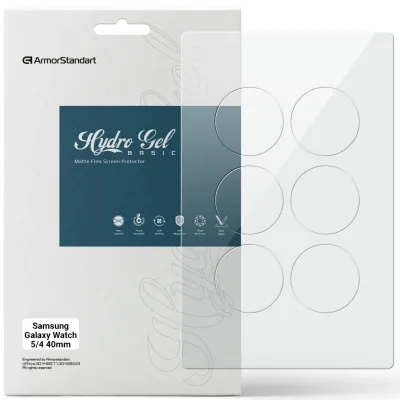Плівка захисна Armorstandart Matte hydrogel Samsung Galaxy Watch 5/4 40mm 6 pcs (ARM92094)