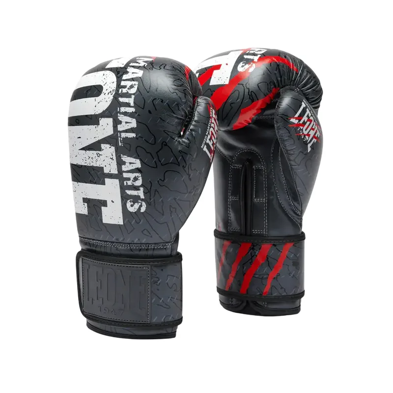 Боксерські рукавички Leone GN004 Primal Instinct Black 14 oz (GN004_Black_14oz)