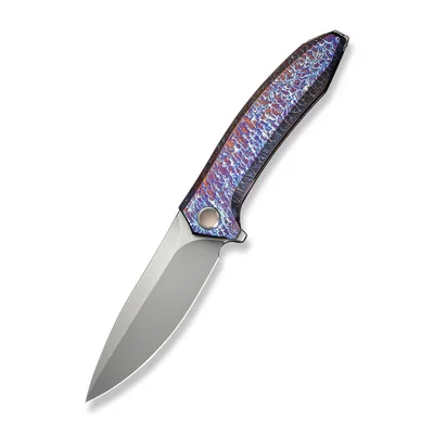 Ніж Weknife Acuminal, Rainbow Titanium, Stonewash (WE23070-4)