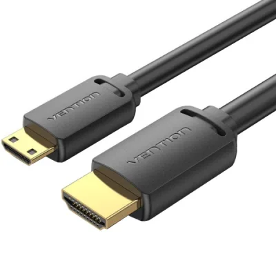 Кабель мультимедійний HDMI M to HDMI mini M 2.0m V2.0 4K60Hz 18Gbps HDR Dolby Vention (AGHBH)