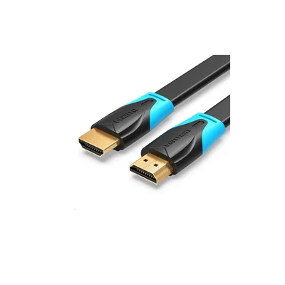 Кабель мультимедійний HDMI M to HDMI M 1.5m 4K60Hz 90° corner black Vention (ALRBG)