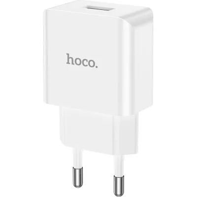 Зарядний пристрій HOCO C106A Leisure USB 10.5W White (6931474783882)