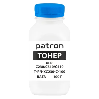 Тонер XER C230/C310/C410, 100 г, Cyan Patron (PN-XC230-C-100)