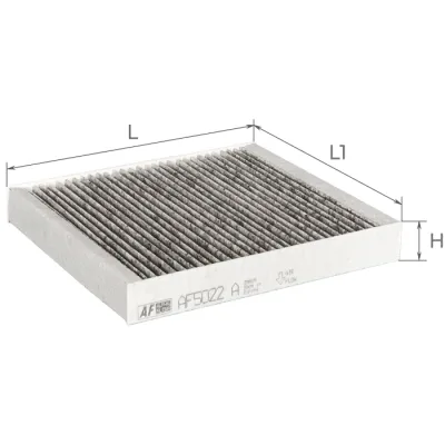 Фільтр салону ALPHA FILTER AF5022a
