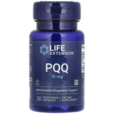 Вітамінно-мінеральний комплекс Life Extension Пірролохінолінхінон PQQ, 10 мг, PQQ, 30 вегетаріанських капс (LEX-15003)