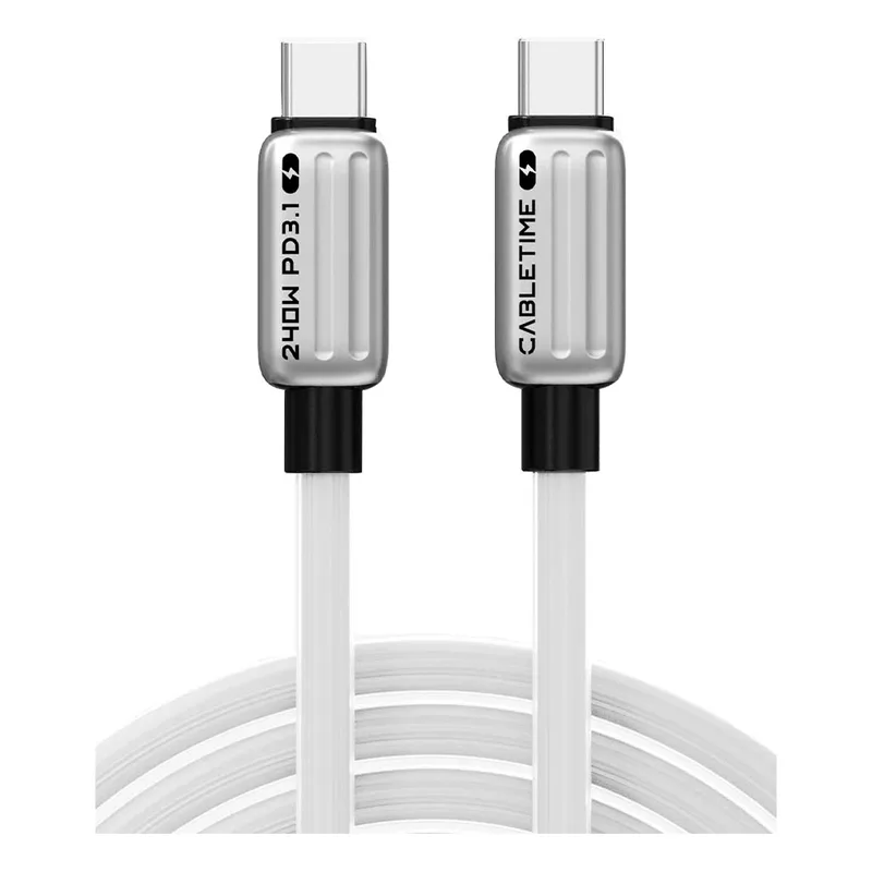 Дата кабель USB-C to USB-C 2.0m PD240W Cabletime (CA915736)