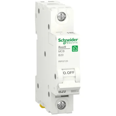 Автоматичний вимикач Schneider Electric RESI9 6kA 1P 20A (R9F02120)