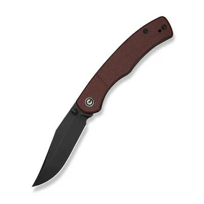 Ніж Civivi Clingman, Burgundy G10, Darkwash (C23065-2)