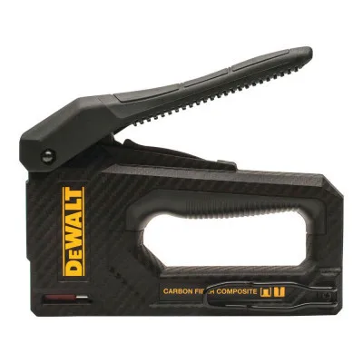 Степлер будівельний DeWALT CARBON FIBRE для скоб типу "G" 6-14мм, цвяхів типу "J" 12, 15мм. (DWHT80276-0)