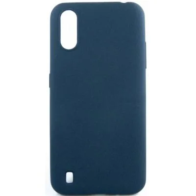 Чохол до мобільного телефона Dengos Carbon Samsung Galaxy A01, blue (DG-TPU-CRBN-56) (DG-TPU-CRBN-56)