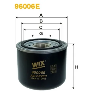 Фільтр паливний Wixfiltron 96006E