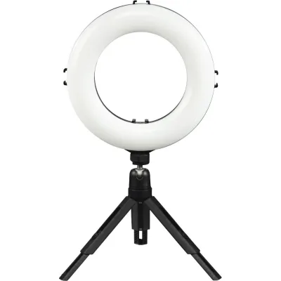 Набір блогера Hama Smartphone Tripod Smart-80 V2, 9.5cм, Bluetooth, LED ring (00004657)