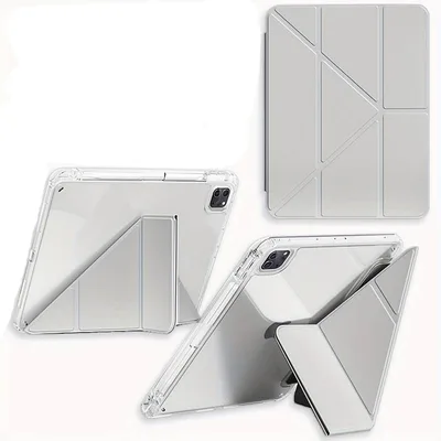 Чохол до планшета BeCover Ultra Slim Origami Transparent Apple iPad Pro 11" M4 2024 Gray (711690)