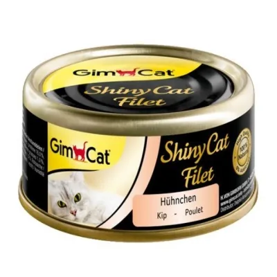 Консерви для котів GimCat Shiny Cat Filet З куркою та рисом 70 г (4002064413808)