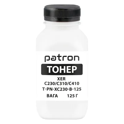 Тонер XER C230/C310/C410, 125 г, Black Patron (PN-XC230-B-125)
