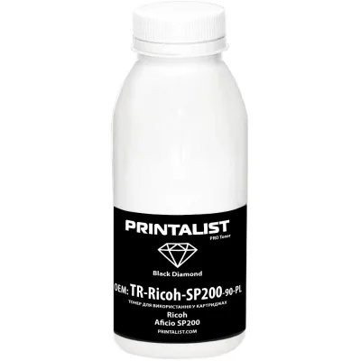 Тонер Ricoh Aficio SP200, 90г Black Printalist (TR-Ricoh-SP200-90-PL)