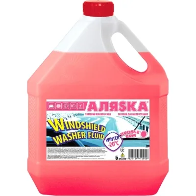 Омивач автомобільний Аляsка -20С Бабл Гам 5л (5360)
