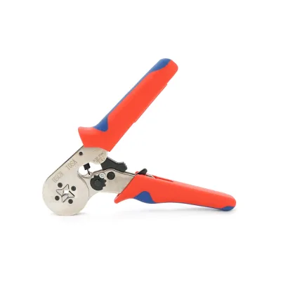 Затискач для клем CINLINELE HCS8 10SA, blue-red, набір наконечників VE0508 VE1508 VE1008 VE4009 VE2508 (HCS8 10SA+VE1020)