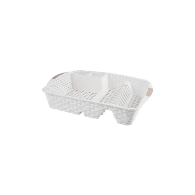 Сушарка для посуду Violet House 0757 Ротанг White (0757 Роттанг WHITE сушка д/пос.4)