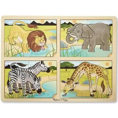 Пазл Melissa&Doug Мега 4 в 1 "Сафарі" (MD9366)