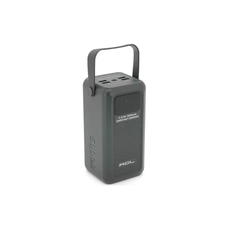Батарея універсальна ACL 50000mAh, 22.5W, USB/Micro/Type-C/Lighting, Flashlight (PW-131)