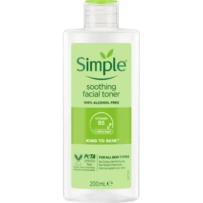 Тонік для обличчя Simple Soothing Facial Toner Заспокійливий 200 мл (5011451103856)